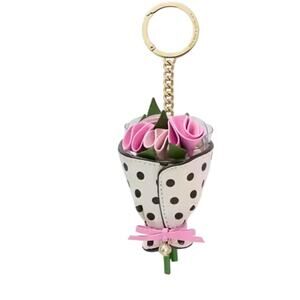 Kate Spade Flora Flower Bouquet Bag Charm New i